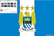 Manchester City Windows 7 Theme 1.00