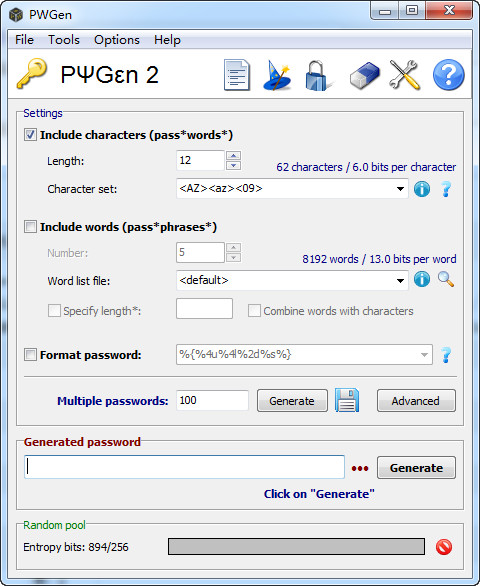 pwgen(密码生成器) v2.9.0官方版