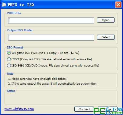 WBFS文件转ISO(WBFS to ISO) 绿色版