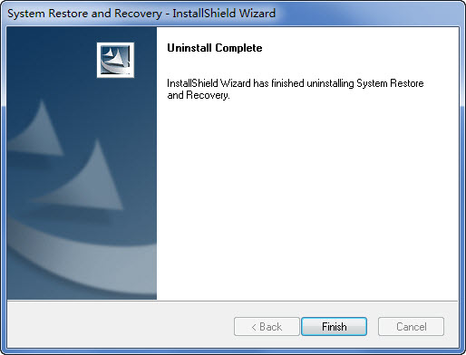 System Restore and recovery系统还原与恢复 V2.3官方版