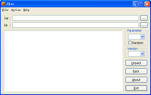 xar文件打包解包工具JXar V2.1绿色版