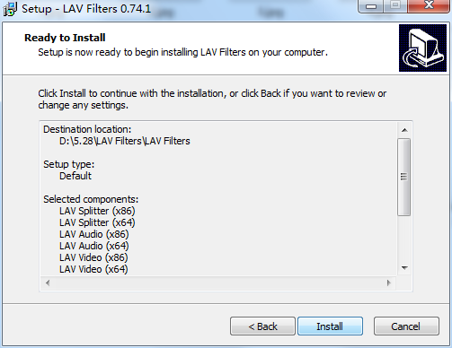 LAV Filters截图