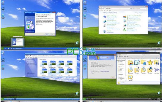 Win7转XP界面截图