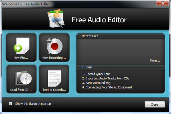 免费音频编辑软件FreeAudio截图