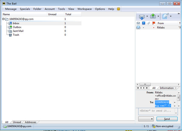 E-mail客户程序(The Bat! BETA ) v7.4.2.2官方版