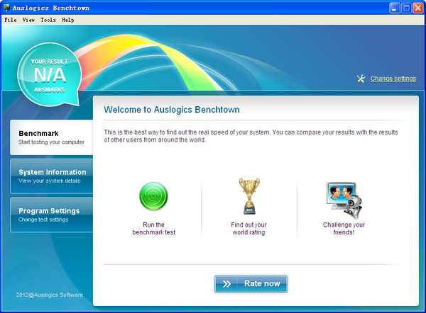 Auslogics Benchtown 硬件性能测试工具 v1.1.0.65官方版