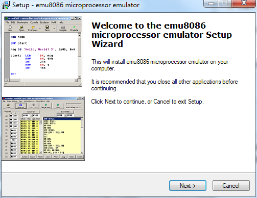 emu8086(8086汇编模拟工具)截图