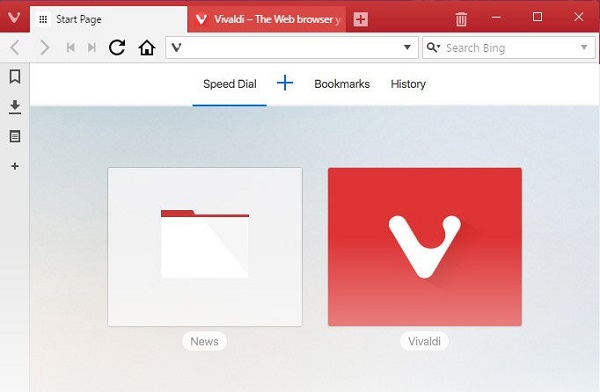 vivaldi浏览器截图